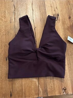 NWT Old Navy athletic bra top brown